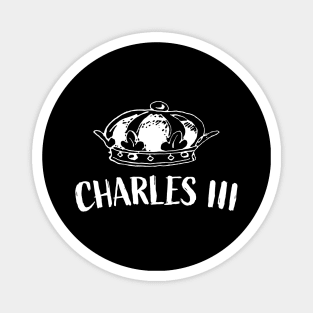 Charles III || White Version Magnet